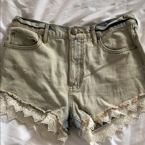 Free People Eyelet Lace Shortie